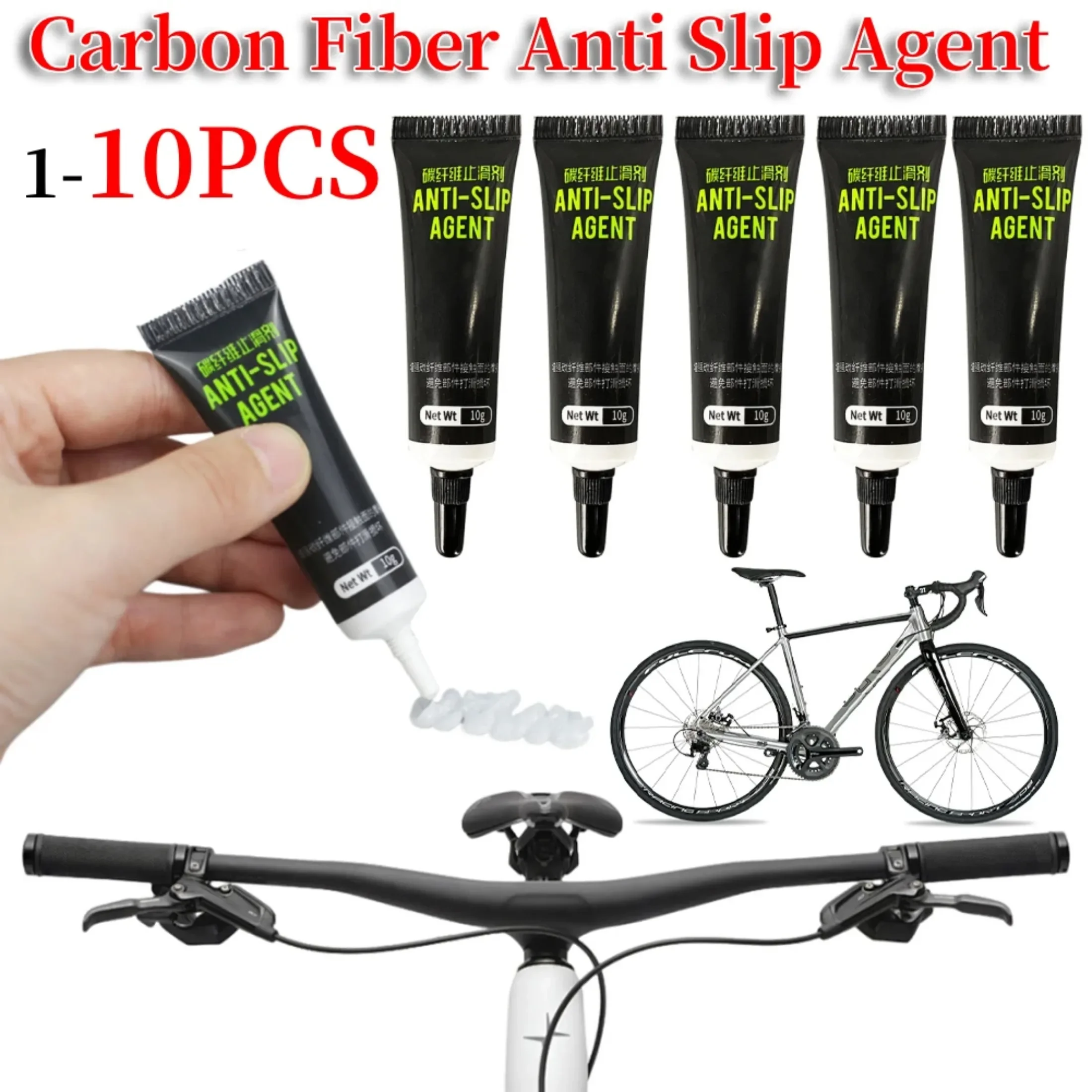 Non Slip Carbon Paste Carbon Fiber Bicycle Assembly Gel Multifunctional and Effective Bike Anti-slip Lube for Seatpost Mountain