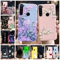 For Phone Cover Xiaomi Redmi Note 8 8T Case Popular Flower Slim Soft Silicone Coque For Xiaomi Redmi Note 8 Pro Note8 8 T Fundas