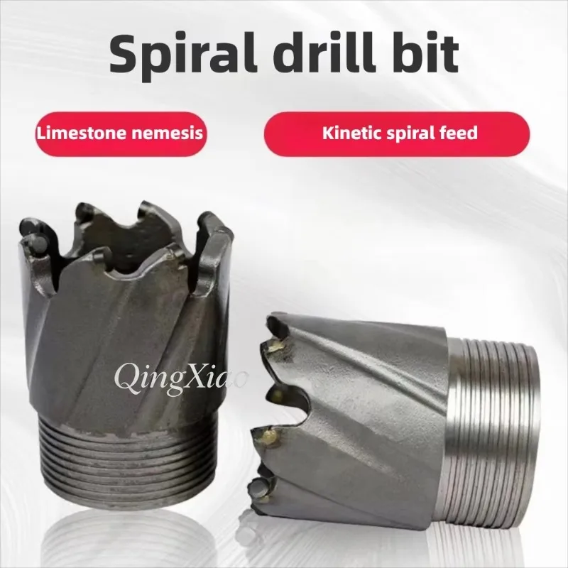 Composite Drill Bit For Limestone Drilling Model 91 Spiral Composite Coring Bit Stable Performance High Hardness Durable