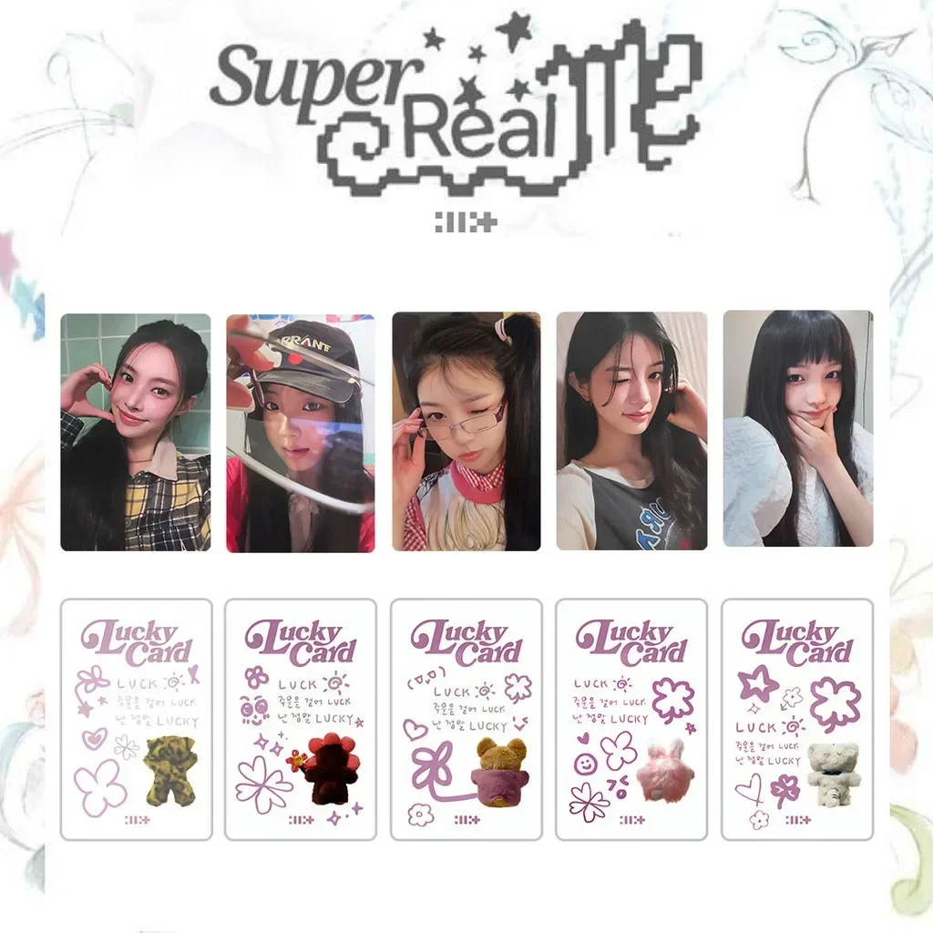 Kpop Idol ILLIT Album Super Real Me Photocards