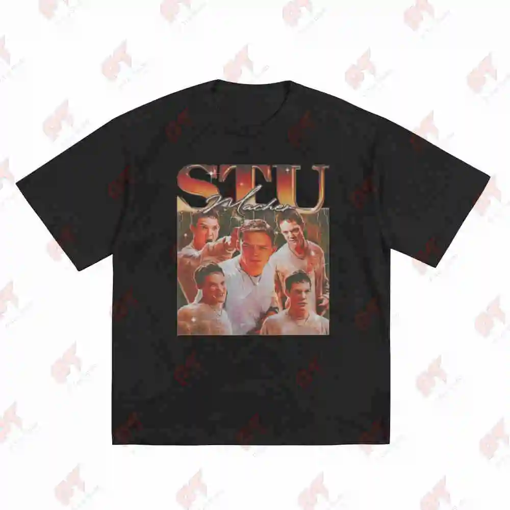 Stu Macher Scream Bootleg Short Sleeve Tee 100% Cotton T-Shirt
