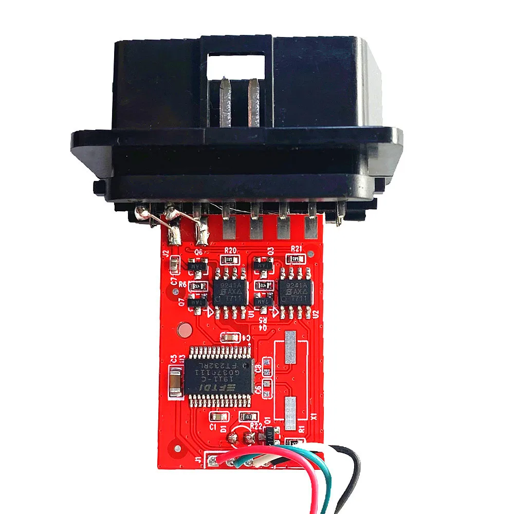 VAG 409 New Red PCB Board 9241A Chip VAG KKL FTDI FT232RL For VAG KKL USB Tool OBD2 USB Diagnostic VAG409.1 KKL Switch