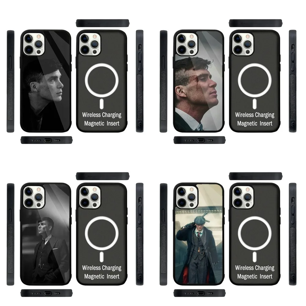 Movie P-Peaky B-Blinders Phone Case Strong Magnetic For IPhone 16,15,14,13,Pro,Max,Plus,11,12,Mini For Magsafe Wireless Charging