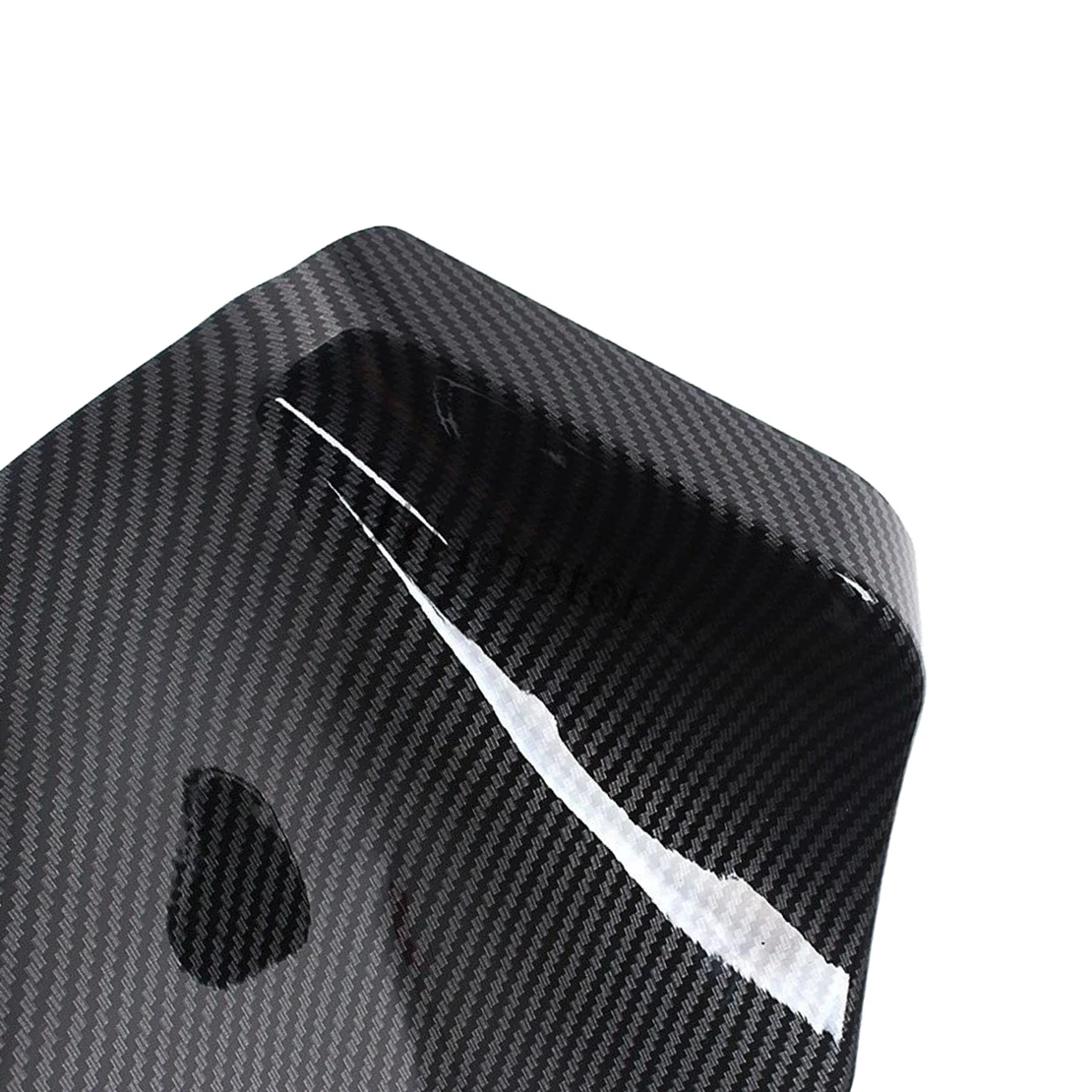 1 Pair Carbon Fiber Grain Motorcycle Air Duct Tube Fairing Covers ABS Fit for KAWASAKI Ninja ZX6R 2005 2006