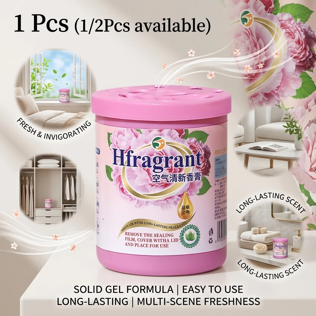 

1/2Pcs Thai Deodorant Aromatherapy Artifact Peony Deodorant Solid Fragrance Freshener Household Solid Fragrant