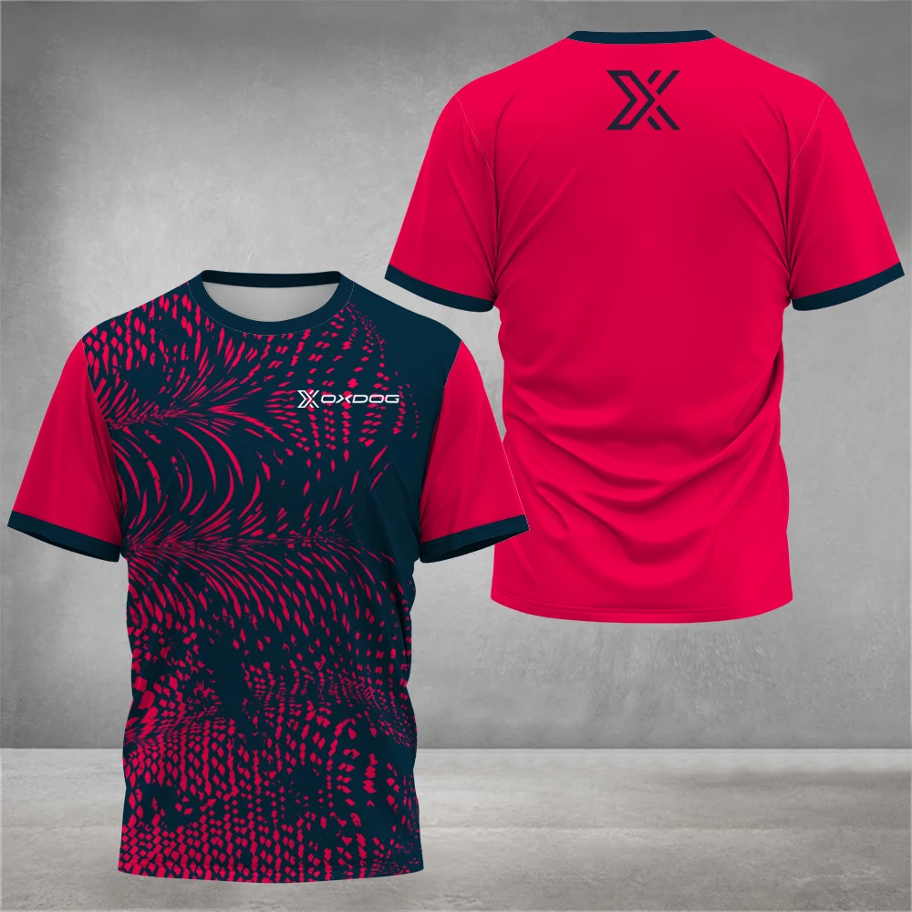 T-Shirts for Men Fitness Padel Tennis Sports Sportswear Summer O-Neck Short Sleeve Outdoor Running Cycling Gym Unisex T-Shirts