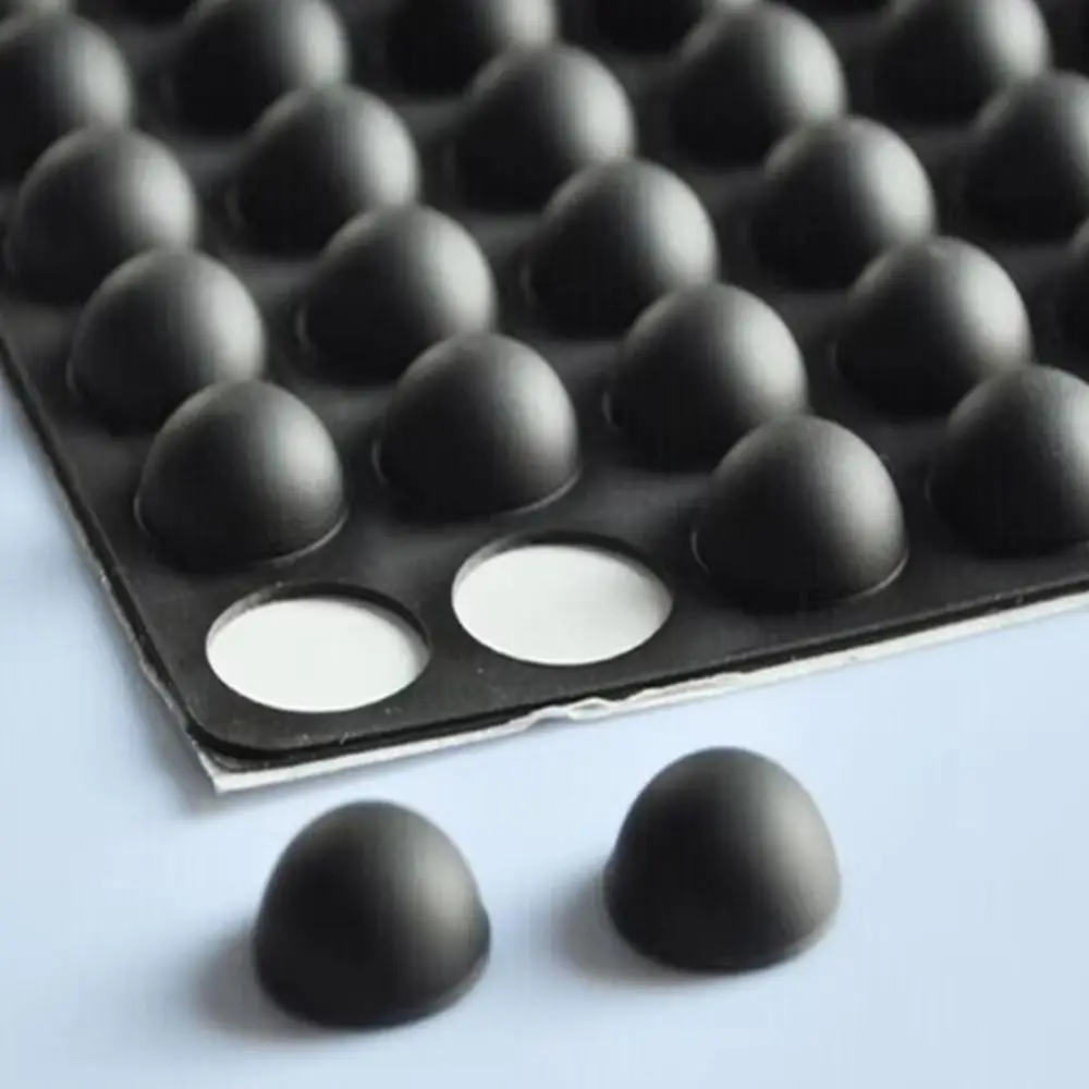 36Pcs/Sheet 16*8mm Speaker Feet Pad Hemisphere Silicone Foot Cushion Shock Absorber Anti Slip Buffer