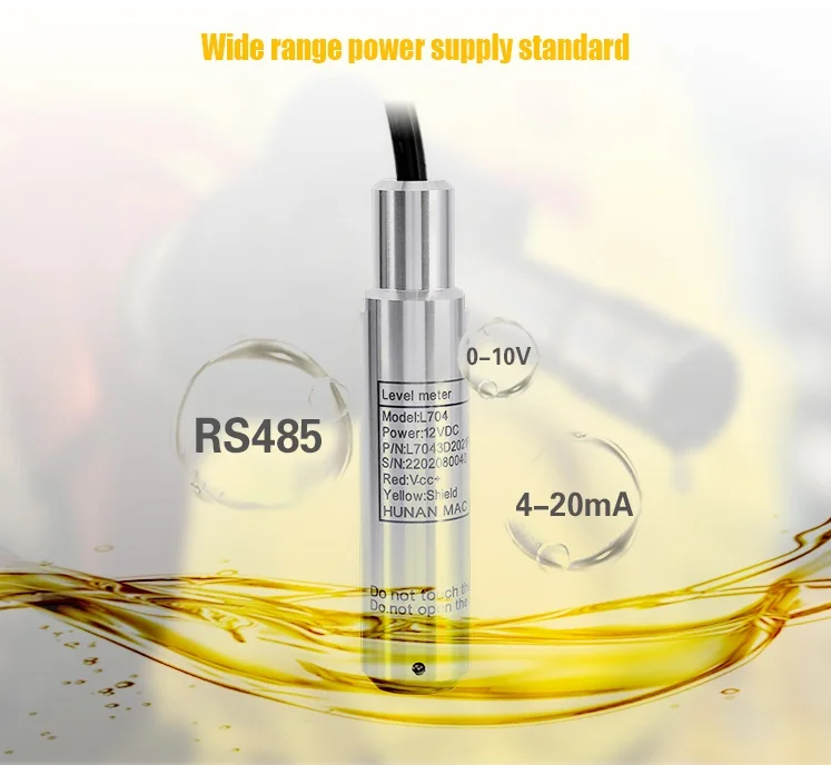 Waterproof Submerged Water Digital Gps Tracking Oil Fuel Level  Sensor Transmitter