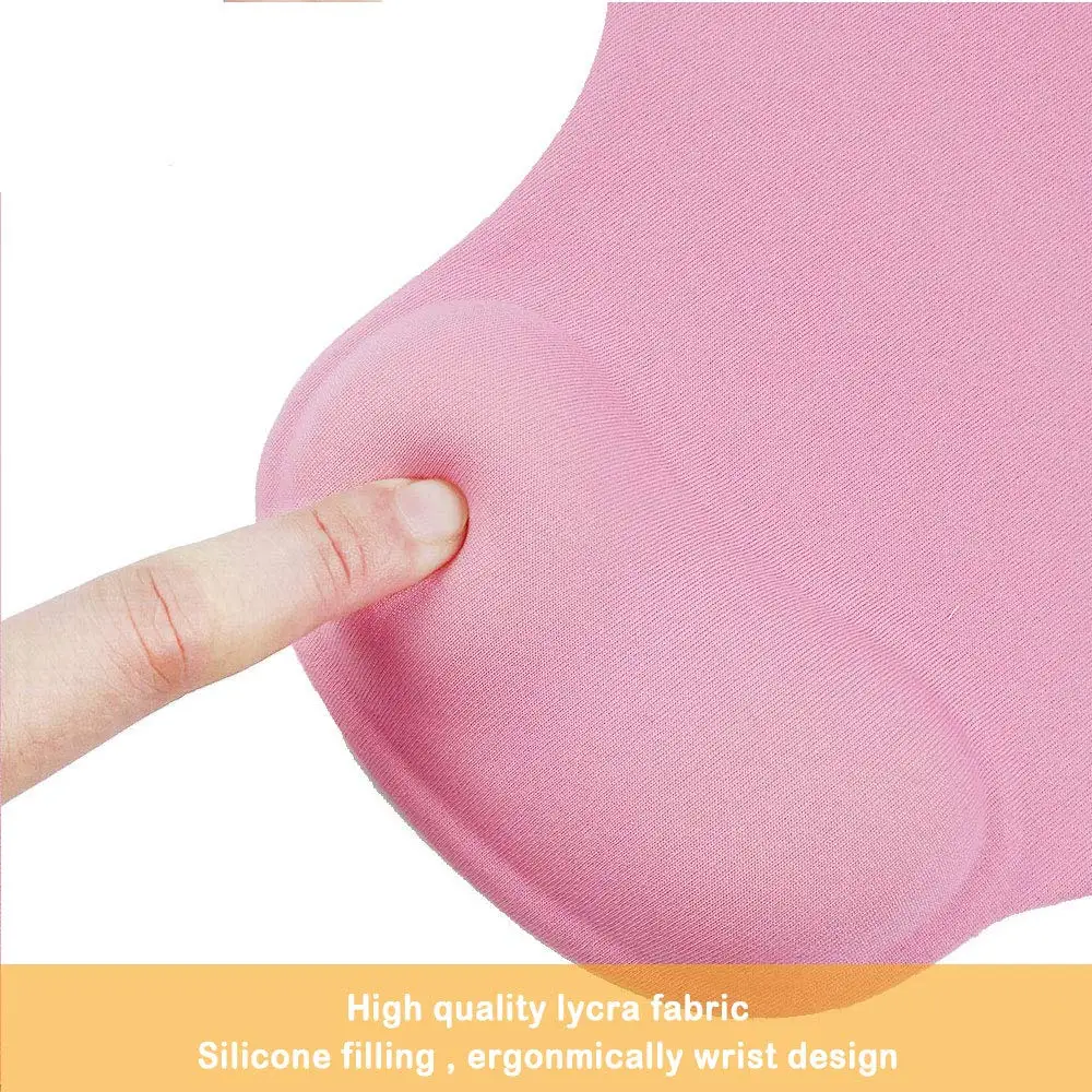 Gaming Mouse Pad เจลสายรัดข้อมือป้องกัน Ergonomic Gaming Desktop Mouse Pad REST คอมพิวเตอร์แล็ปท็อปสํานักงาน Mousepad