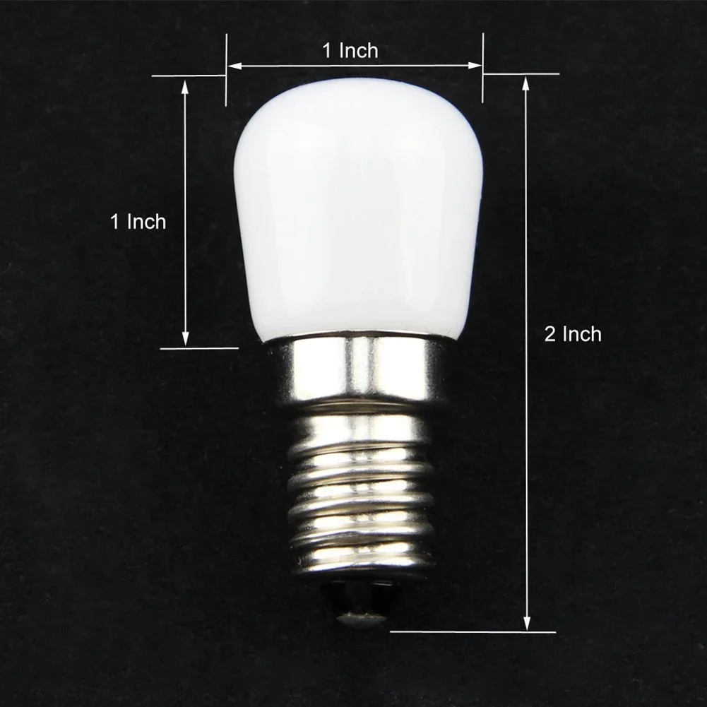 Mini lumière de réfrigérateur à économie d'énergie E14, 2W, ampoule de lampe LED, longue durée de service pour réfrigérateur, congélateur, machine à coudre