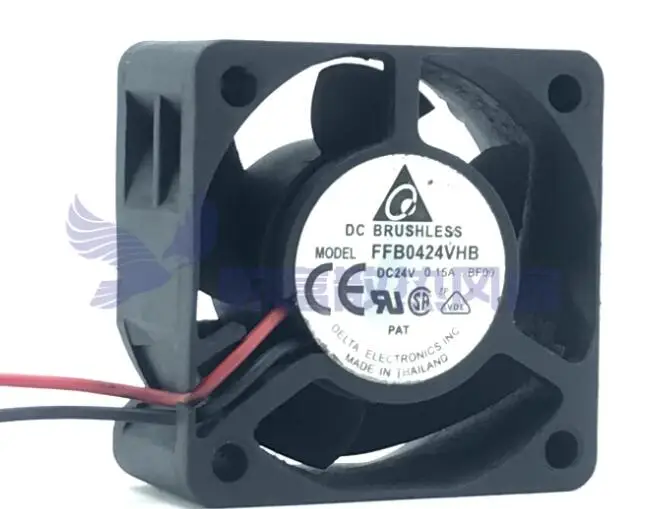 

Delta Electronics FFB0424VHB DC 24V 0.15A 40x40x28mm 2-Wire Server Cooling Fan