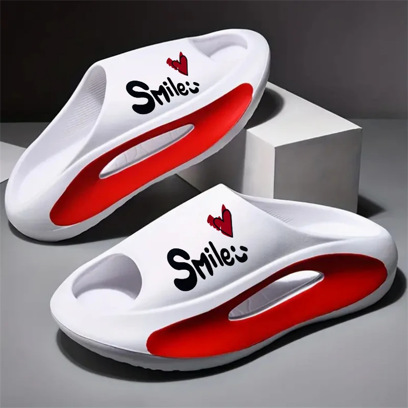 Men Slippers Summer EVA Soft-soled Platform Slides Sandals Women Indoor Outdoor Walking Beach Shoes Flip Flops Mens Home Shoes
