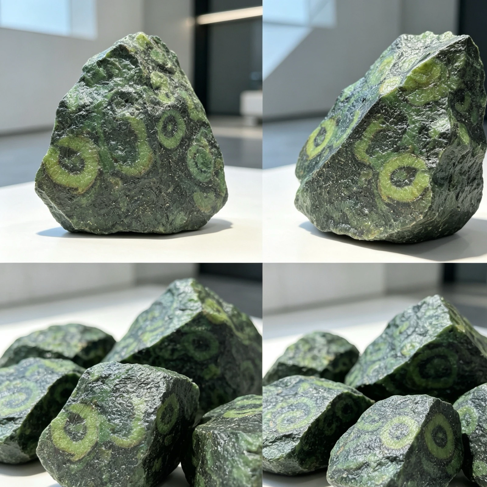 Natural Peacock eye raw stone, Mineral Standard Specimen Decoration Home Office Ornament Jewelry with Holiday Gifts.