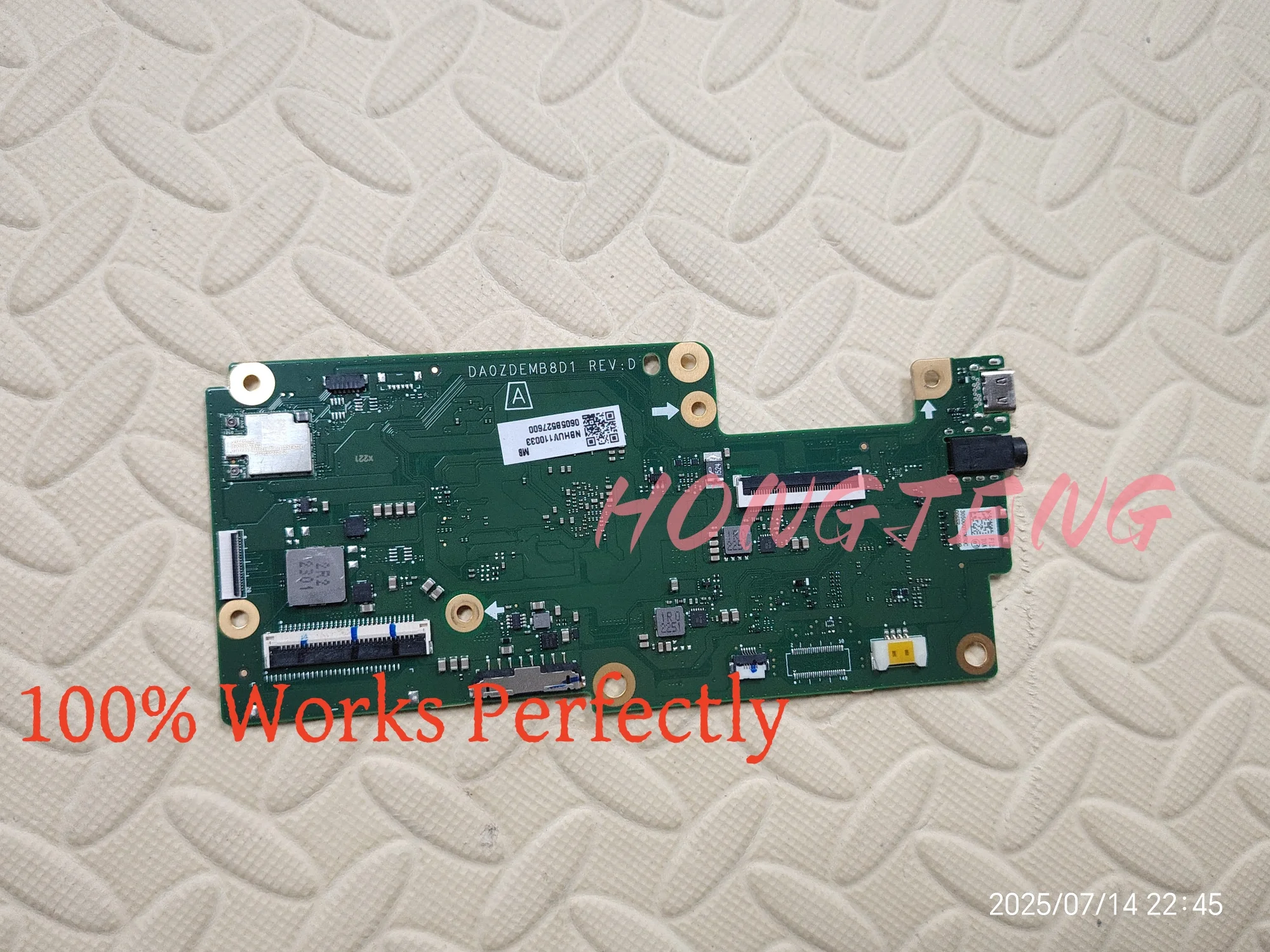Genuine For Acer Chromebook Spin CP311-3H 4GB 32GB EMMC MT8183 Motherboard DA0ZDEMB8D1 100% Works Perfectly