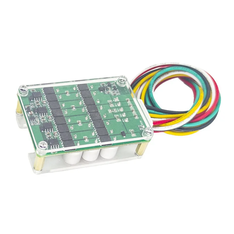 AED7-5.5A BMS 4S Active Balancer Board Li- Lifepo4 LTO Battery Capacitor Equalizer Power Transfer With Acrylic Case 1 SET