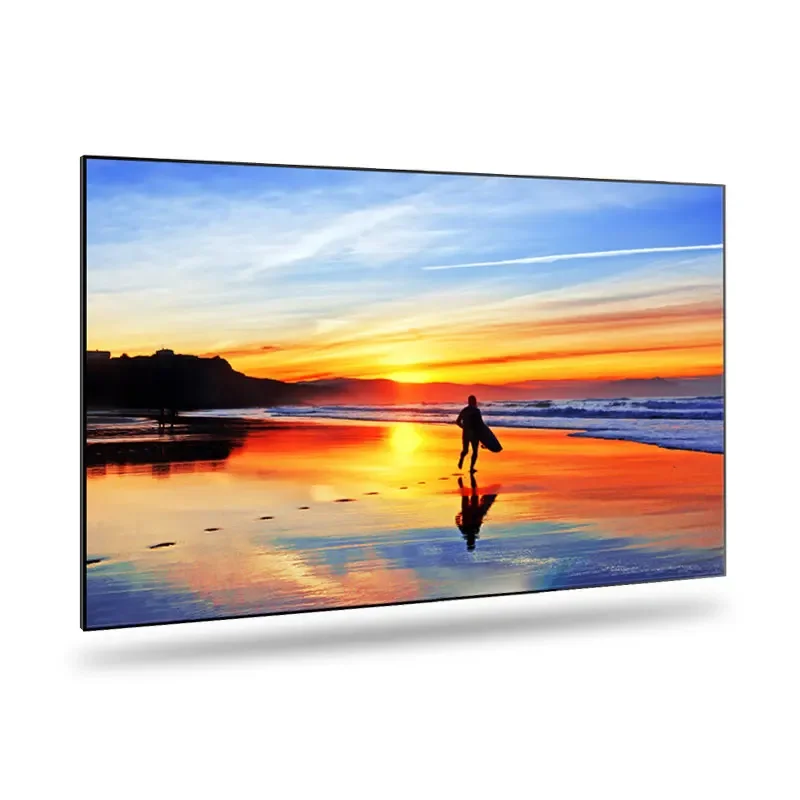 New technology 110 inch fixed frame screen alr 4k projection screens for home