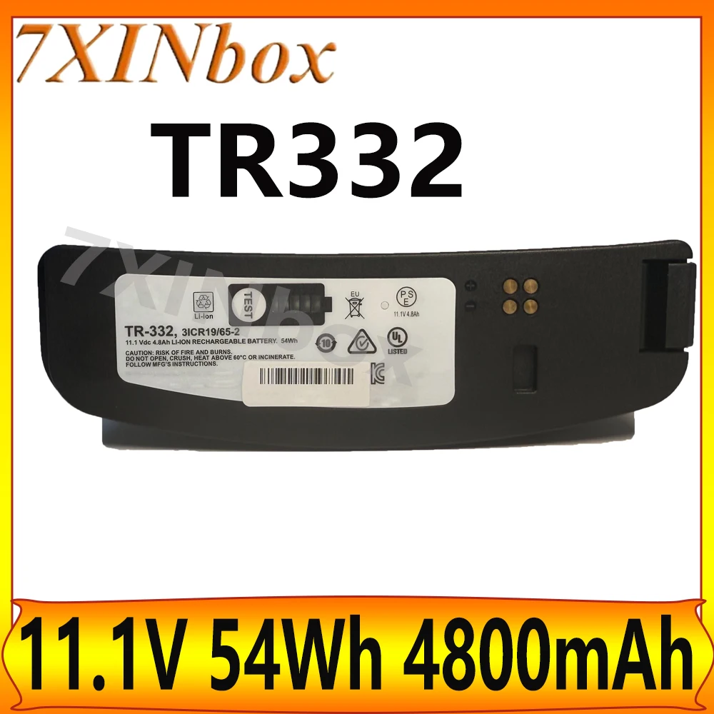 7XINbox For 3M Versaflo TR332 TR-332 Replacement Battery High Capacity 11.1V 54Wh 4800mAh brand new