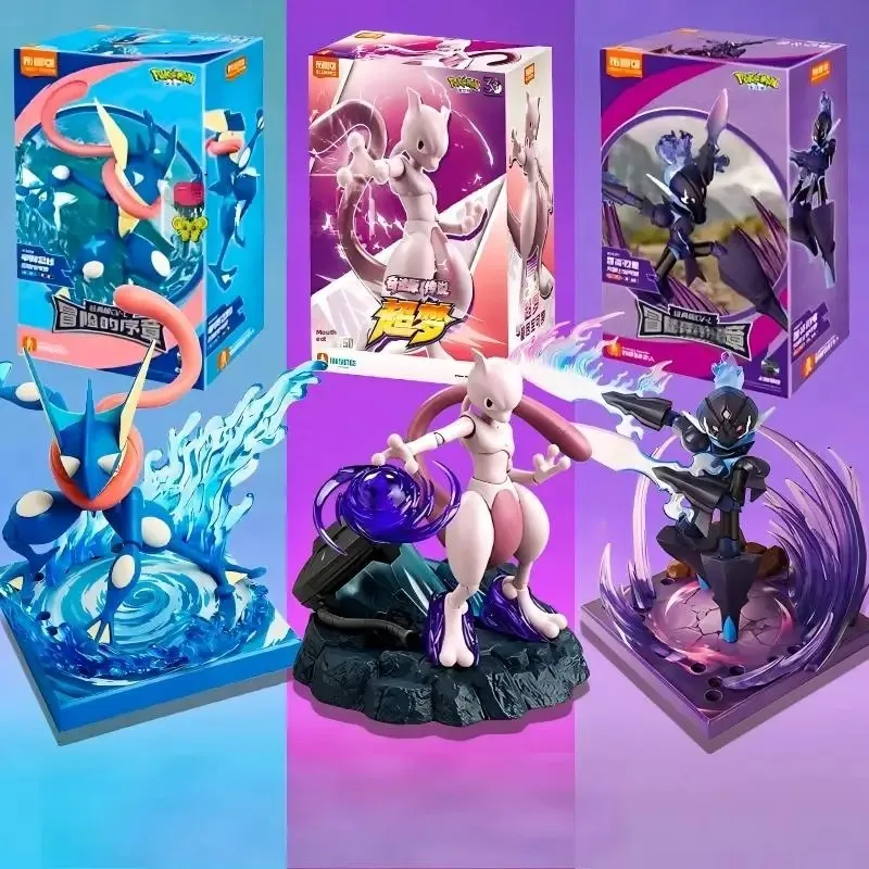 ブローキーズ-ポケモン-ビルドアブルモデルキット-レジェンドシリーズ-ミュウツー-クラシックバージョン-l-グレニンジャ-セルレッジ-アクションフィギュア-デスクトップギフト