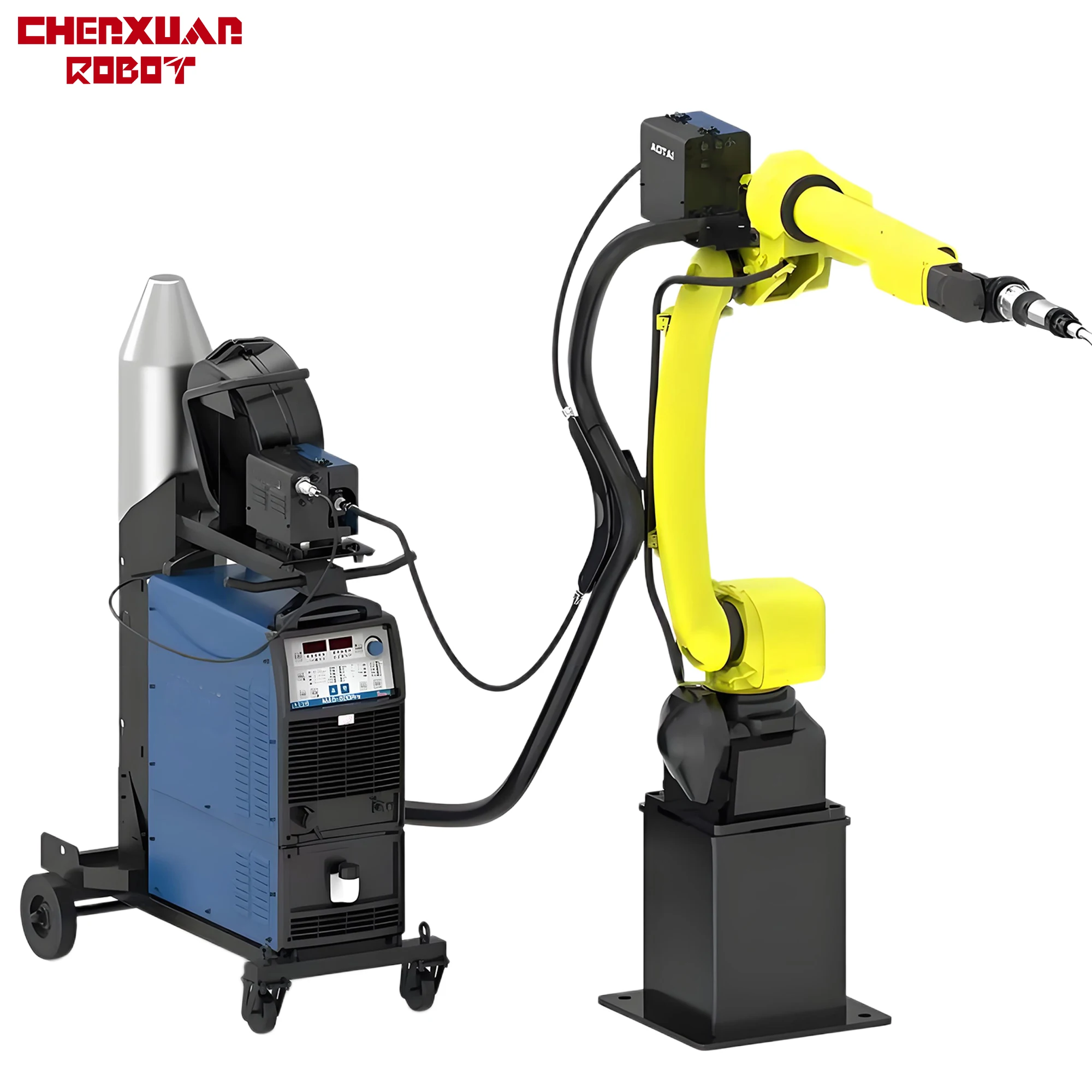 High Precision Automatic MIG Welding Machine Full Digital 3D  System for Metal with Gearbox and Motor Core Components