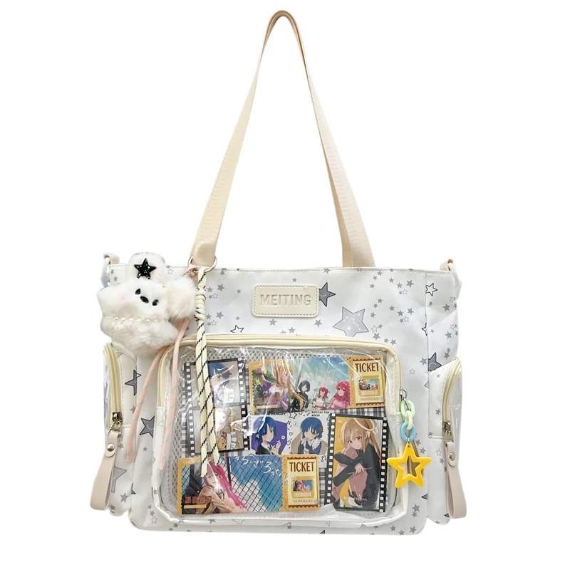 

College-style large-capacity tote shoulder bag, large-capacity backpack, crossbody bag, niche designinsHandbag for tutoring clas