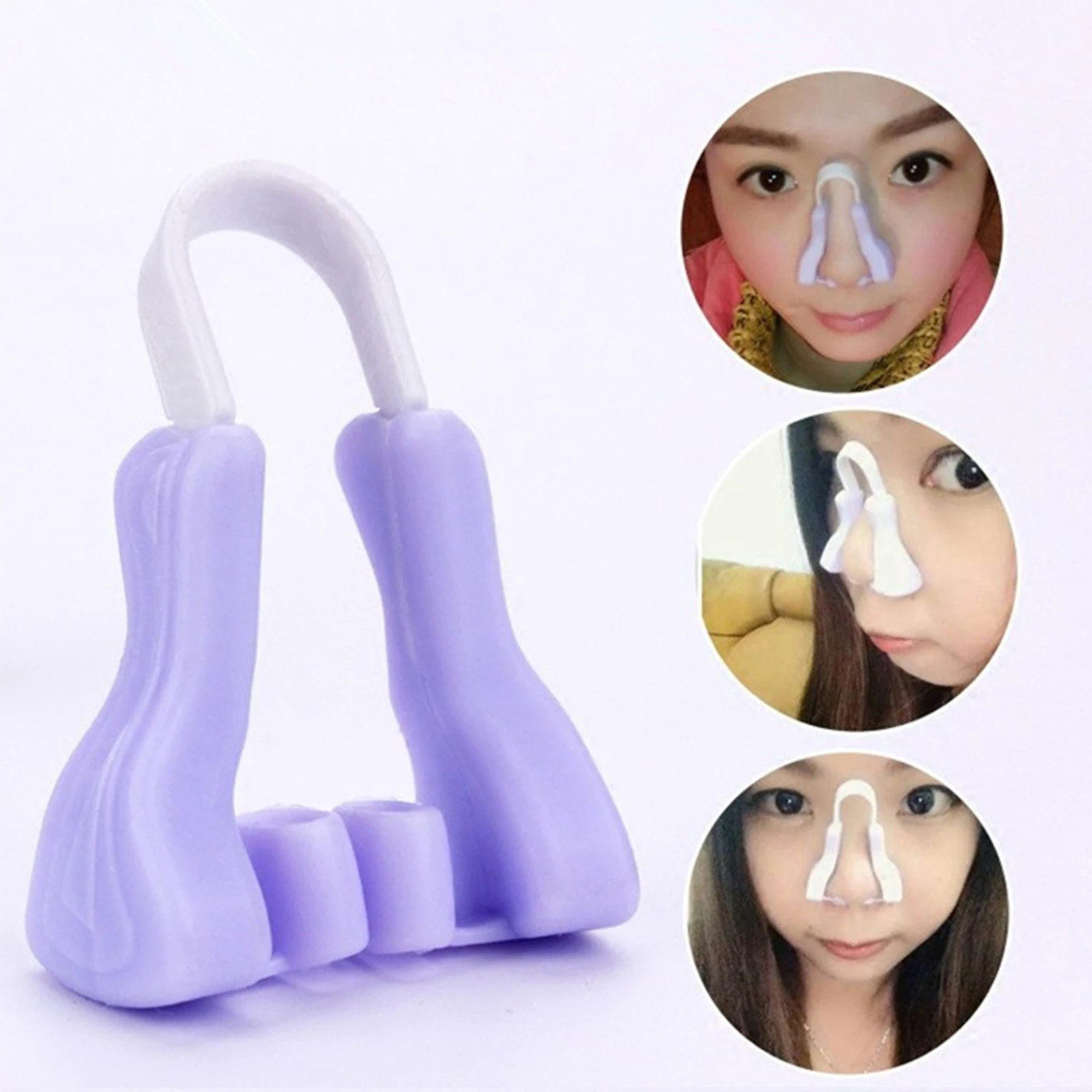 

Nose Shaper Clip Nose Up Lifting Shaping Bridge Straightening Slimmer Device Silicone Nose Slimmer No Painful Hurt Beauty Tools