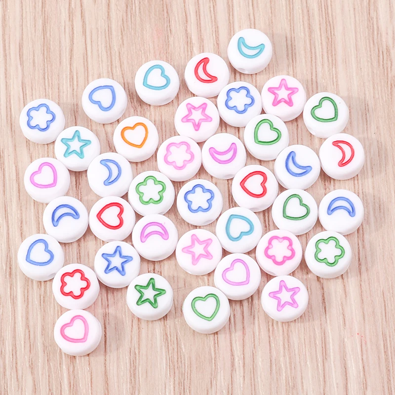 Tusember 100 Stück Niedliche Mini A-Z Alphabet Acryl 26 Englische Buchstaben Charms Perlen für DIY Armband Halskette Handgemachte Schmuckherstellung – Detail 7