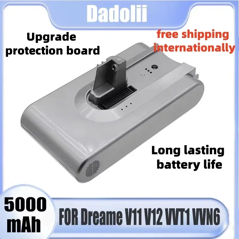 

For Dreame vacuum cleaner V11 V12 battery Mijia Dreame V10Pro V12Pro 25.2V 5000mah lithium battery