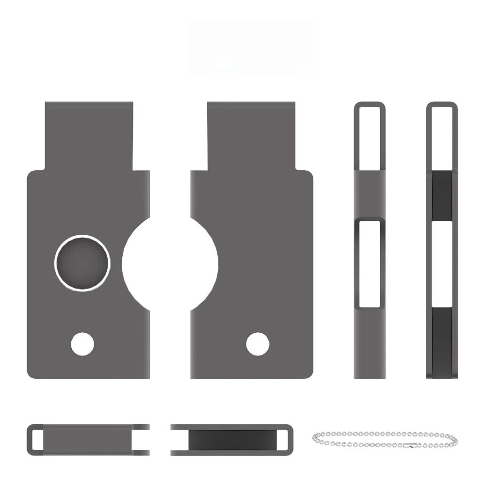 Metal Protective Case for YubiKey 5C NFC, Anti-Drop Anti-Scratch Security Key Protective Cover Accessories