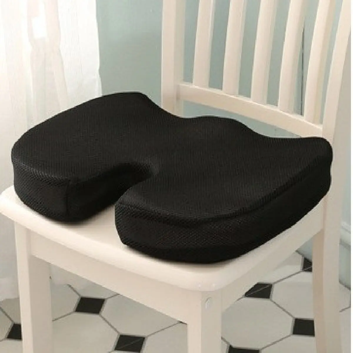Memory Cotton Office Chair Cushion Ergonomic Hemorrhoid Cushion Sedentary Artifact Student Ass Cushion