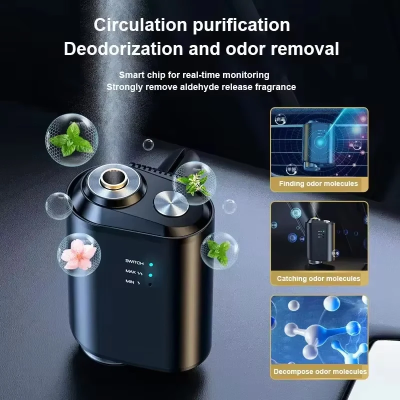 Electric Fragrance Diffuser Car Air Freshener Universal Car Ventilation Clip Flavoring Diffuser Auto Interior Car Accessories image 3