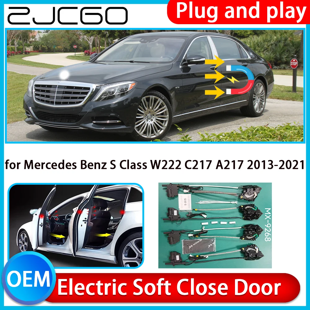

for Mercedes Benz S Class W222 C217 A217 Auto Pull Car Soft Close Kit Door Power Latch Electric Door Catch Soft Closing Assist