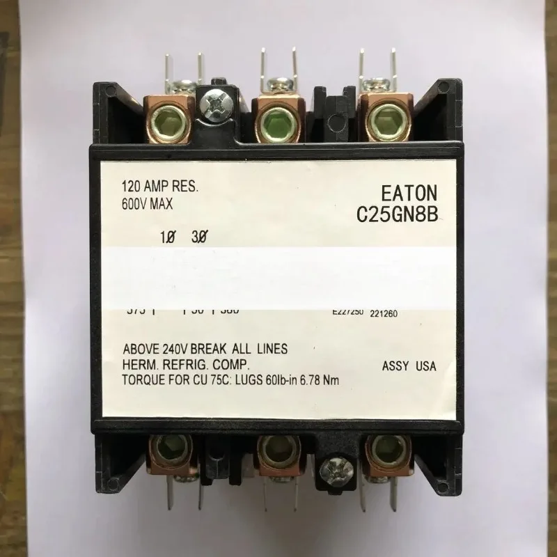 

Контактор плазменный C25GNY8 C25GNY8B HPR130XD 003139 003249MAXPro200, катушка AC120V, 50/60Гц