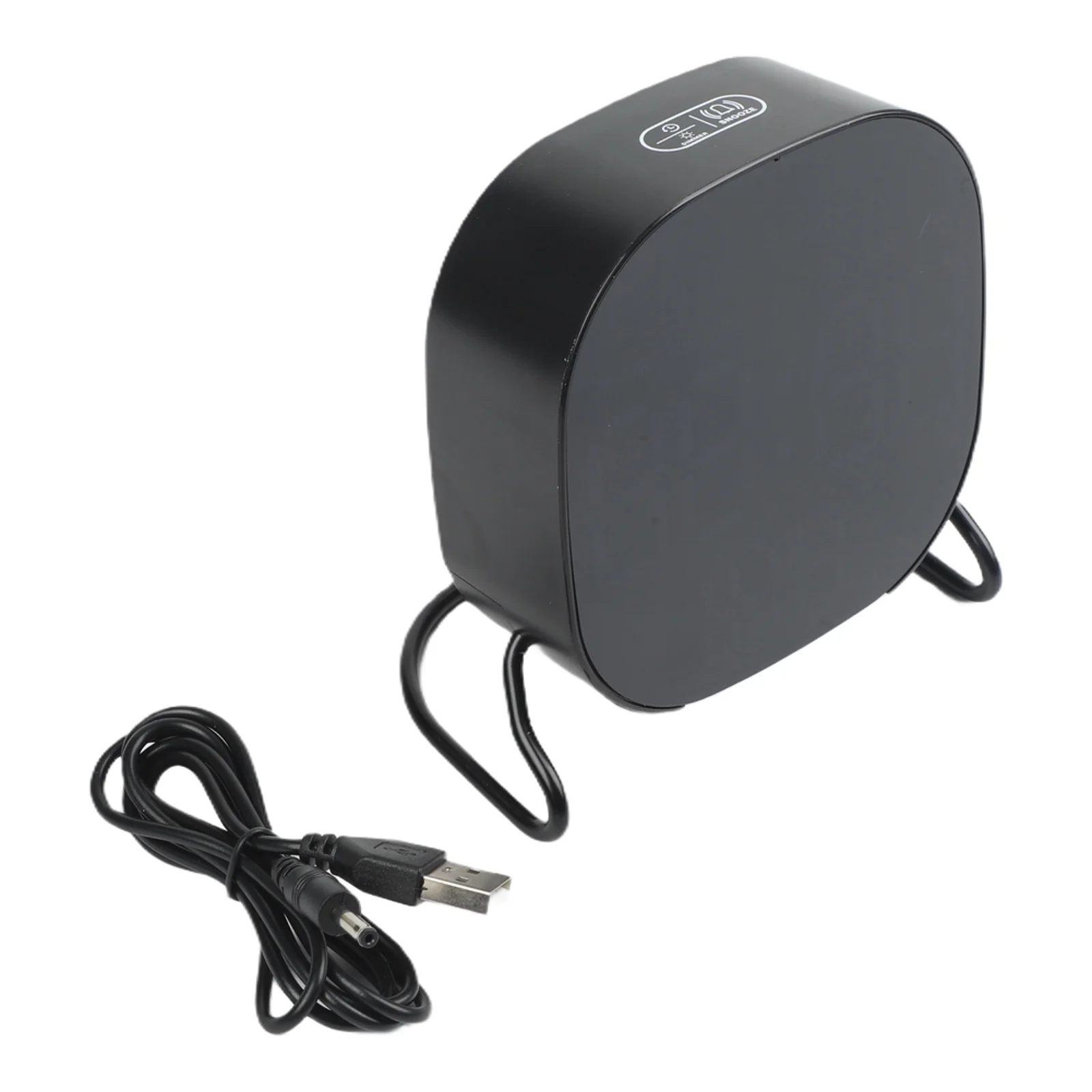 Bedside Night Light LED Desktop Clock Touch Control Time And Date Loop Display 3-second Cycle Display Alarm Function