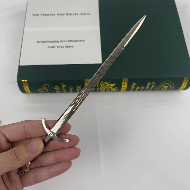 Game of Thrones Sword of the Morning Zwaard Speelgoedmodel - 22 cm (8,66 inch) Zinklegering - Onscherp Lemmet met Schede - Perfect voor GOT Fans, Actiefiguur Wapen Accessoire, Verzamelobject