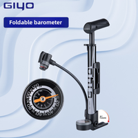 GIYO GM-642 Portable Bicycle Pump 120psi MTB Road Bike With Pressure Gauge Presta/Schrader Air Inflator Tire Pump Cycling Tools