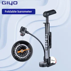 GIYO GM-642 Portable Bicycle Pump 120psi MTB Road Bike With Pressure Gauge Presta/Schrader Air Inflator Tire Pump Cycling Tools