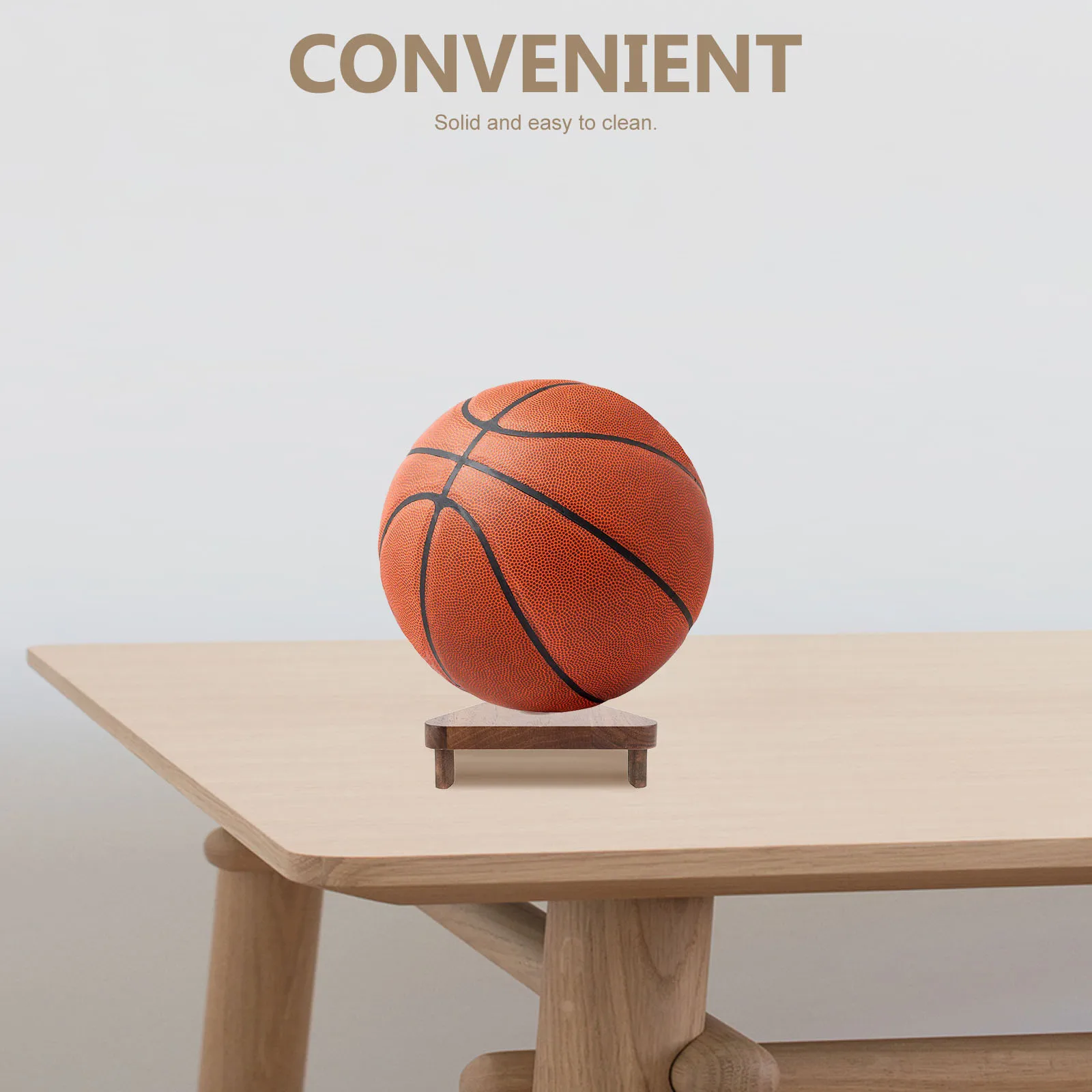 

Sports Ball Display Rack Basketball Soccer Volleyball Holder Durable Firm Support Space Saving Design Storage Device Team Sports