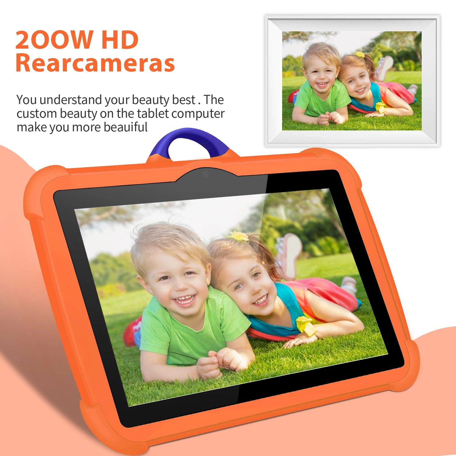 2025 Nuovo tablet per bambini da 7 pollici 5G WiFi Quad Core 4 GB di RAM 64 GB di ROM Android Learning Education Tablet PC Regali preferiti dai bambini