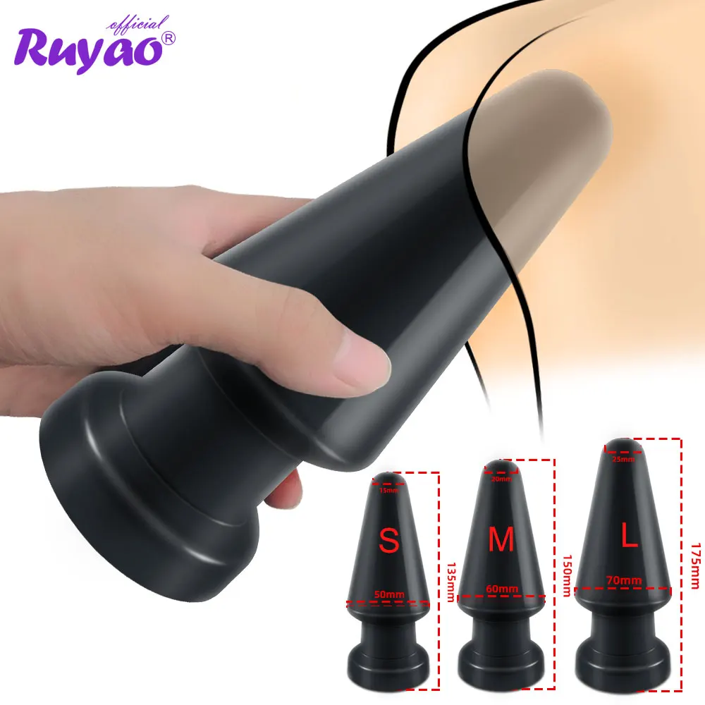 Super Big Anal Plug Butt Plug Unisex Huge ButtPlug Sex Toys for Women Men Waterproof Thick Anal Stuffed Stopper Product Dilator