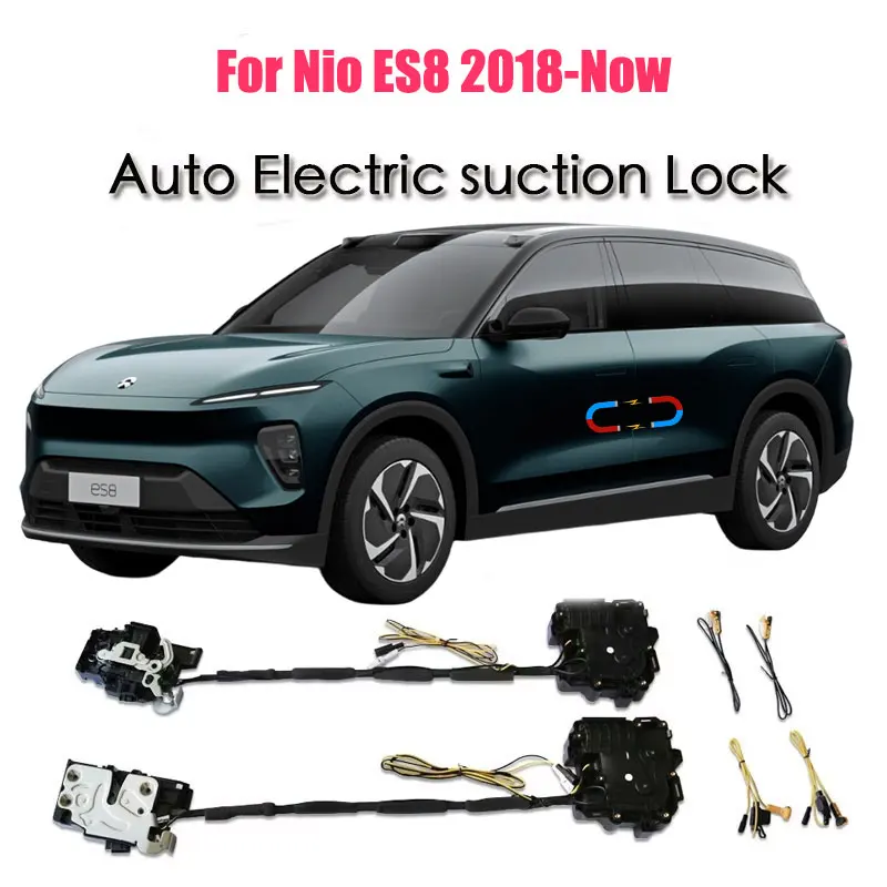 For Nio ES8 2018-Now  Car Soft Close Door Latch Pass Lock Actuator Auto Electric Absorption Suction Silence Closer