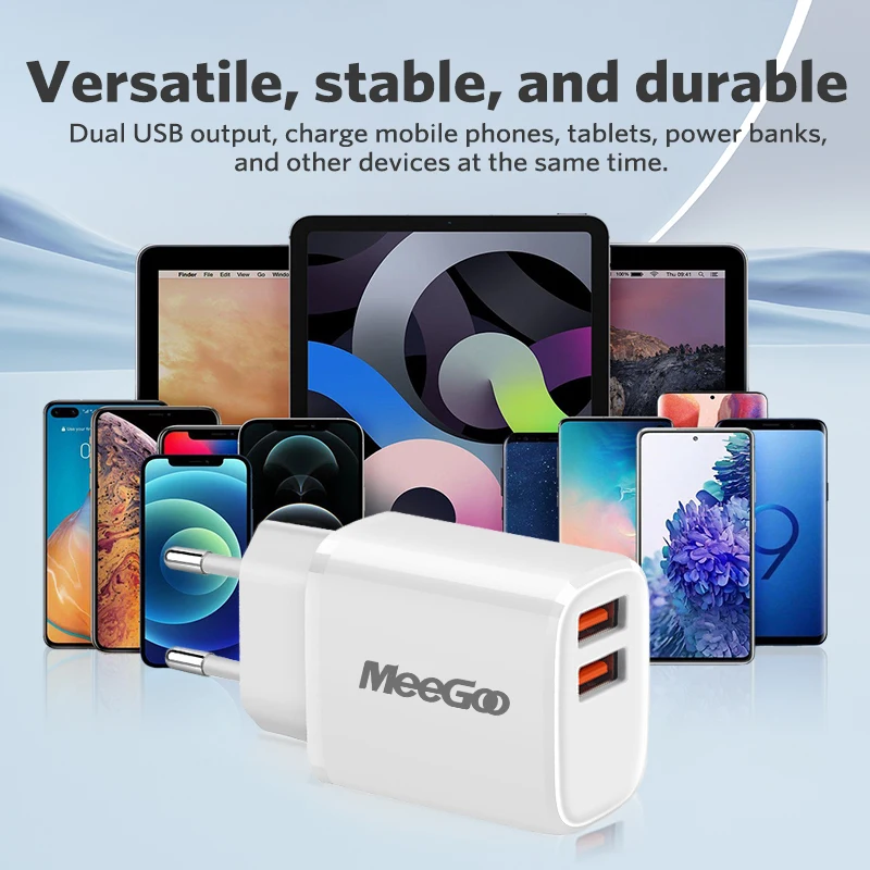 10W USB-C Charger PD 3.0 QC 3.0 Fast Charge for iPhone 17 16 15Pro Max Xiaomi Samsung Huawei Mate 70 Laptops Chargers Compatible