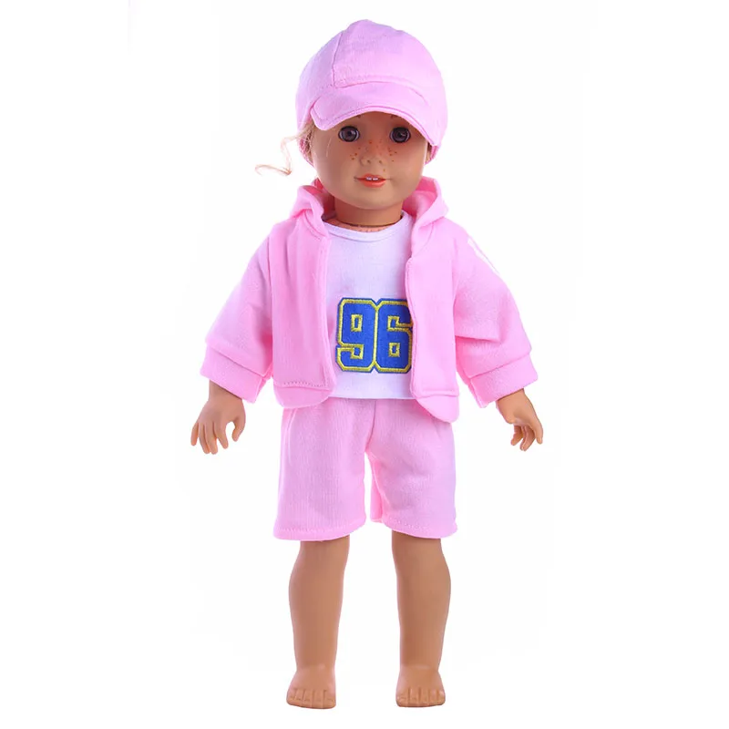 Pop Clothes Set For 18Inch American&43Cm NewBorn Baby Reborn Doll Clothes Accessories Our Generation Girl\'s Toys Gift Russia