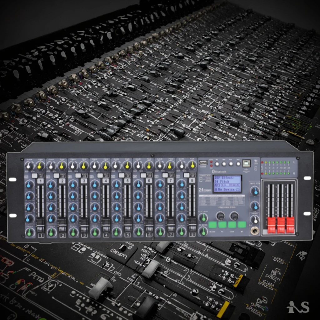 4.8SP 4In8Out DriveRack DSP Audio Processor Aluminum Alloy Shell for Stage Party Event