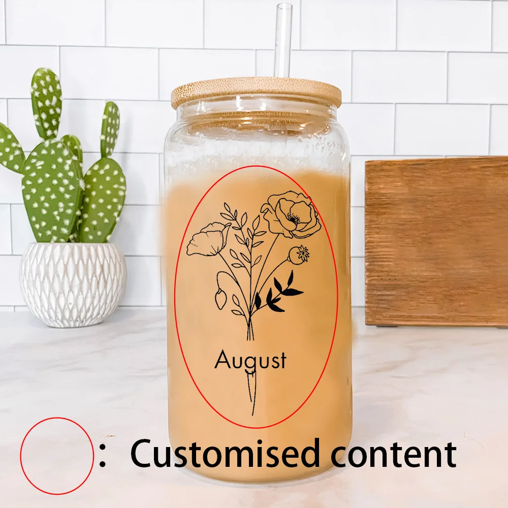 Customized Name Frosted Glass  - đánh giá và giá Coffee Equipment With Name