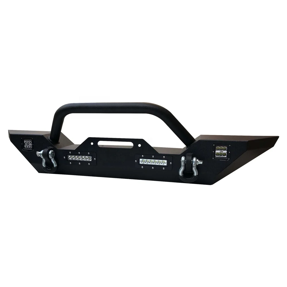 

J40-3 auto front bumper for jeep for wrangler car front bumper with light