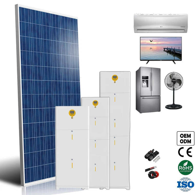 Hybrid Solar Inverter 5kW 220V AC MPPT Lithium Ion Solar Energy Storage System