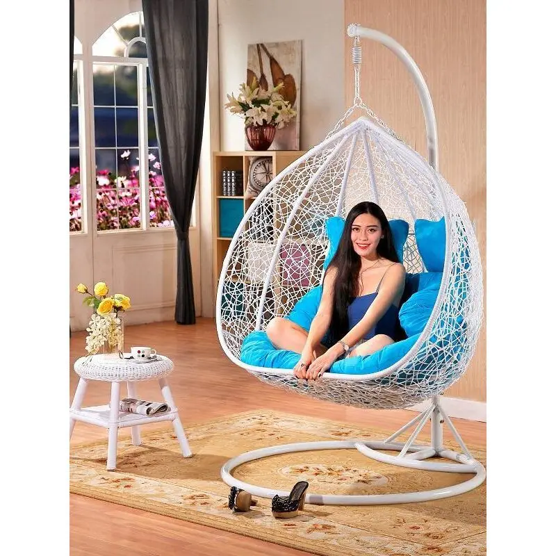 Rattan Chair Hanging  Indoor Swing Lounge Balcony Swing Dormitory Adult Bird's Nest Single Double Rock