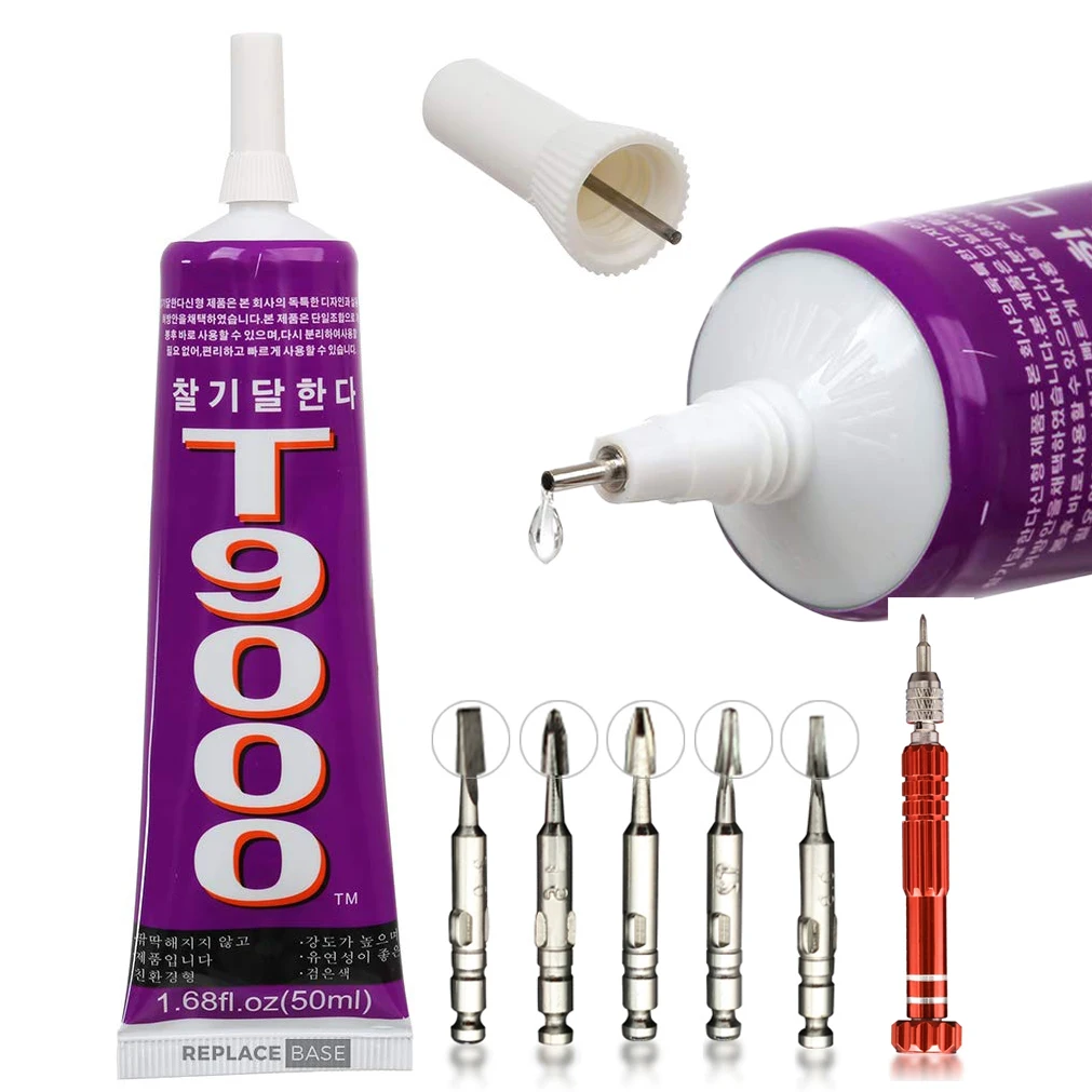 ZHANLIDA T-7000 Krazy Glue для ремонта телефона, гибкий, водонепроницаемый и прозрачный клей для экрана с отверткой «пять в одном» ZHANLIDA T-7000 Krazy Glue для ремонта телефона, гибкий, водонепроницаемый и прозрачный клей для экрана с отверткой «пять в одном»