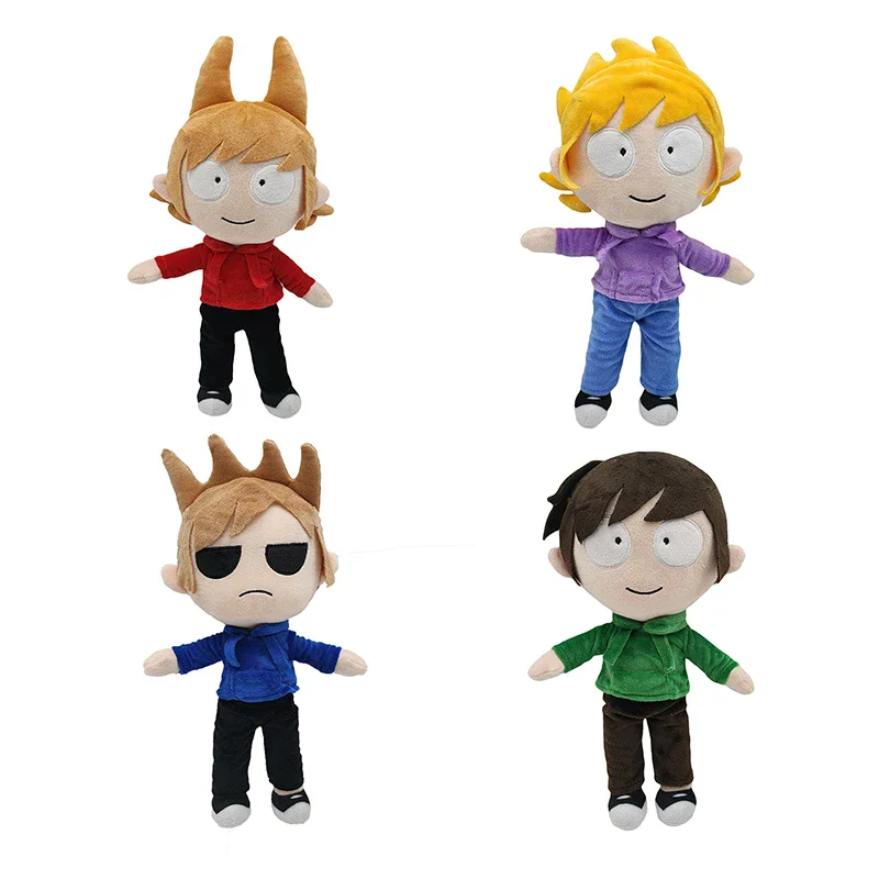 32-38CM Creative Eddsworld Plush Doll Anime Peripheral Plush Toys Tord Matt Tom Plush Dolls Kids Baby Soft Stuffed Toys Pillows