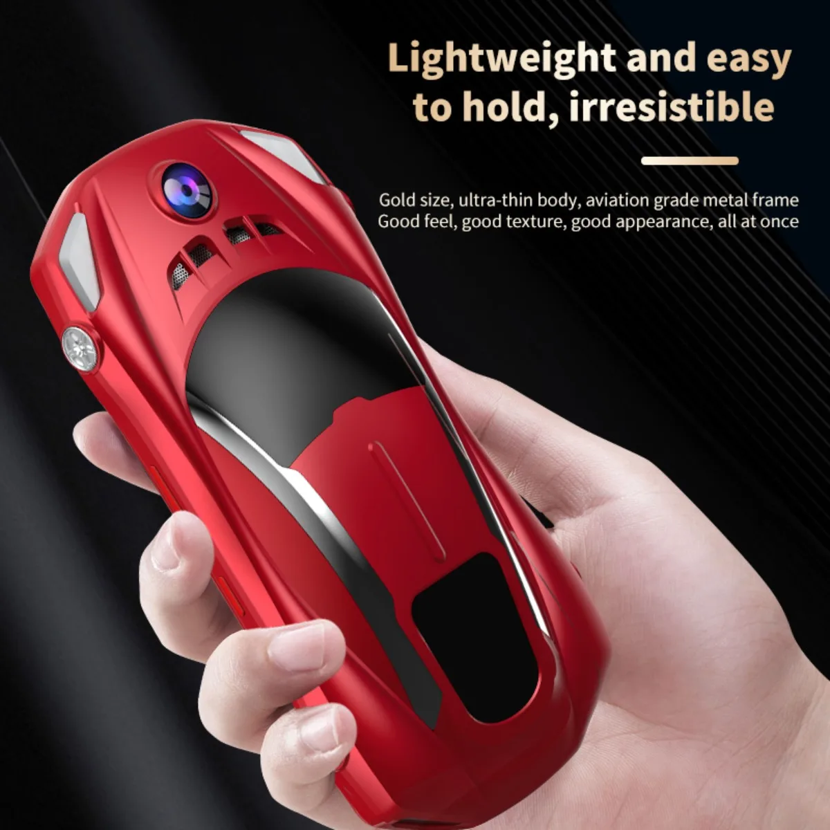 UNIWA T25 4G Stylish Smartphone Engine Sound Sports Car Appearance 4.5” Android 8.1 Dual SIM 3GB+32GB 4000mAh Whatsapp Cellphone